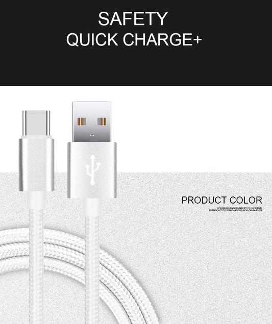 One drag three charging cables fast charging data transfer, multi head suitable for Apple/Android 2-meter