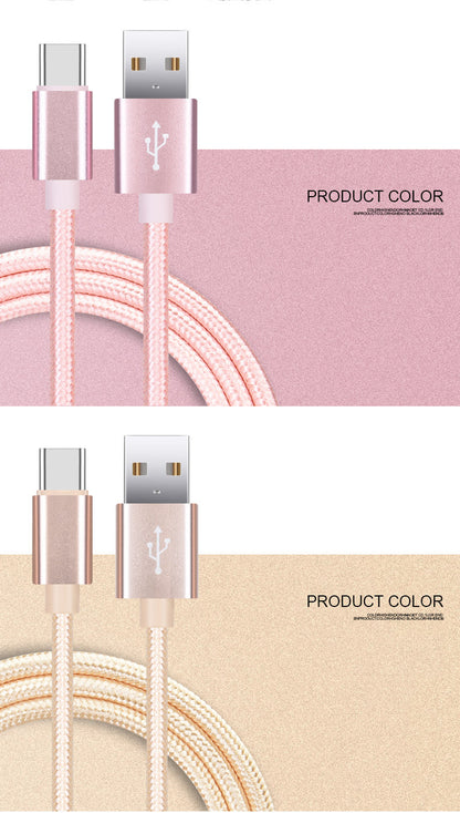 One drag three charging cables fast charging data transfer, multi head suitable for Apple/Android 2-meter